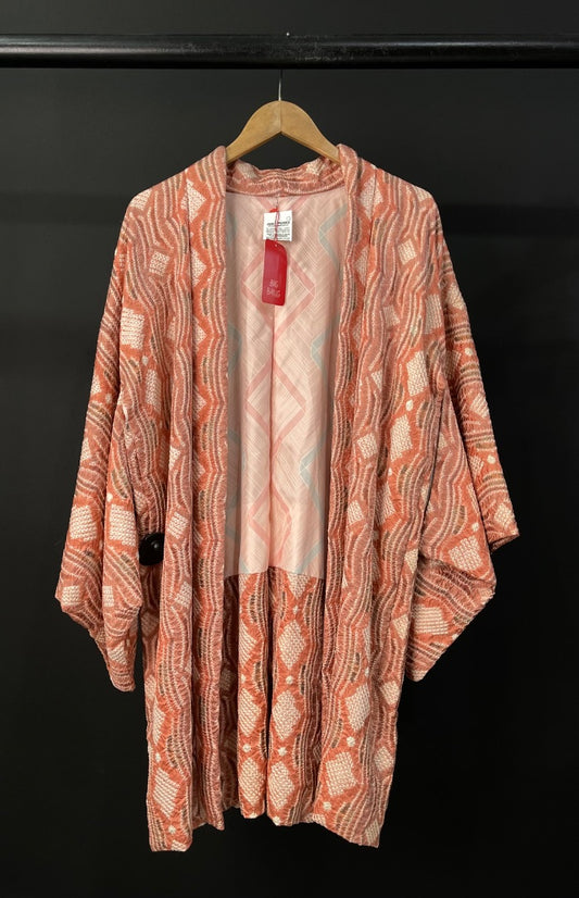 SIN MARCA  Kimono Largo  Color Salmon  Talle M