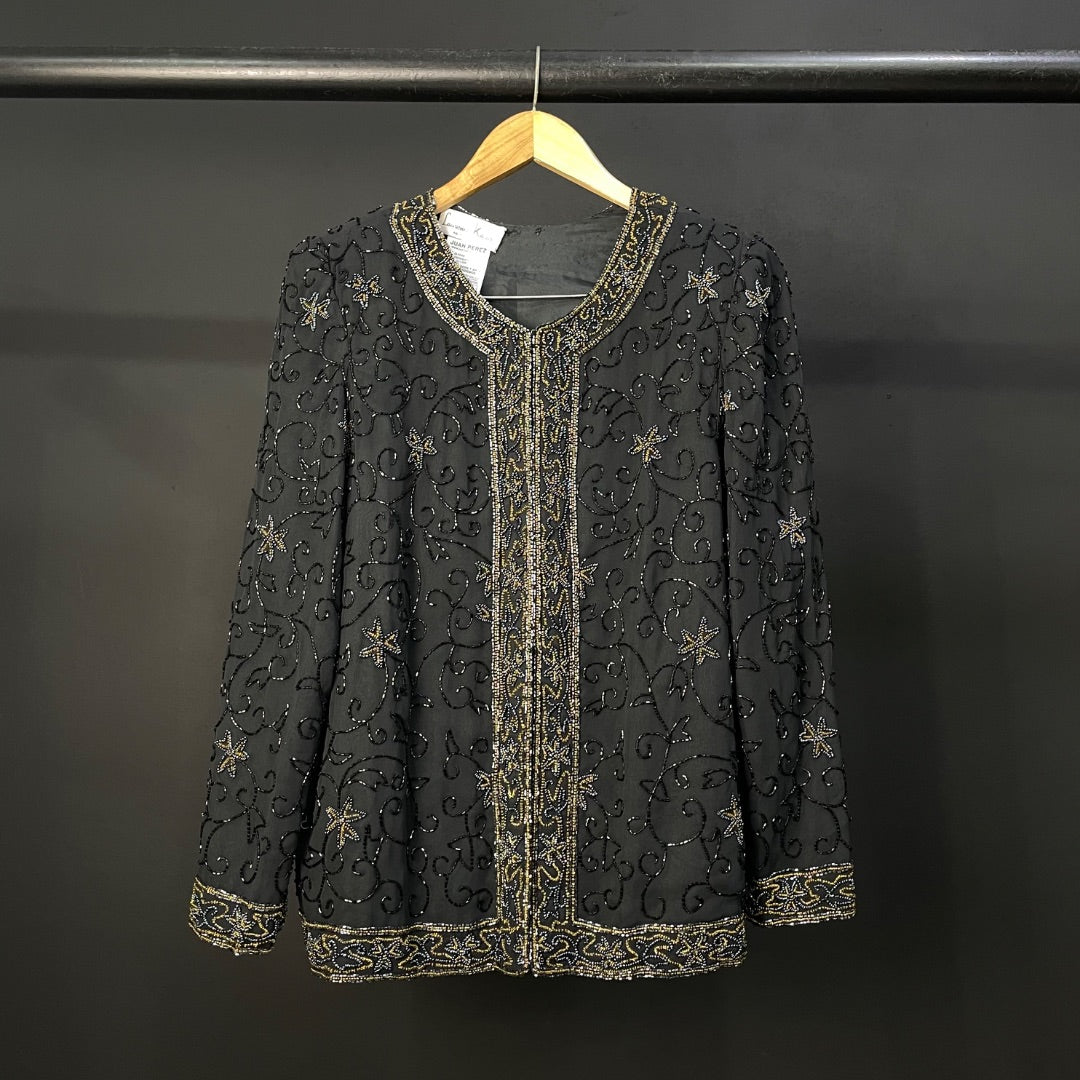LAURENCE KAZAR Saco Negro Talle S