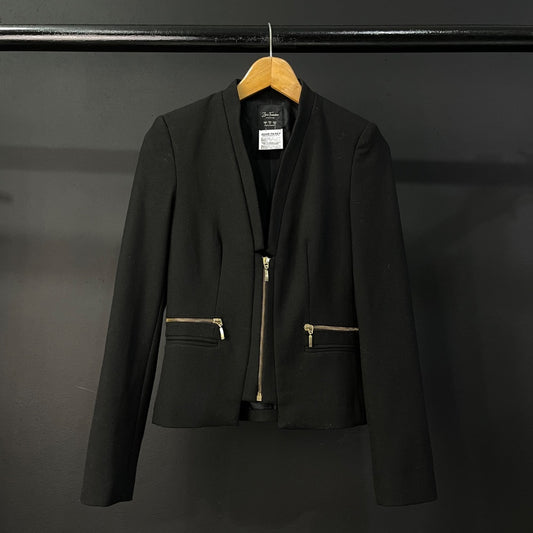 ZARA Saco Negro Talle S