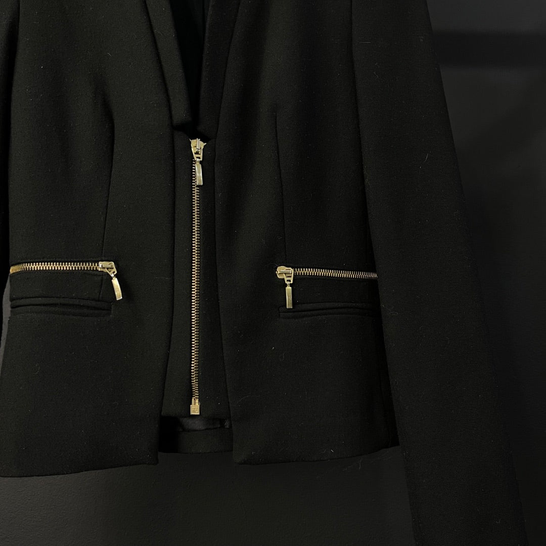 ZARA Saco Negro Talle S