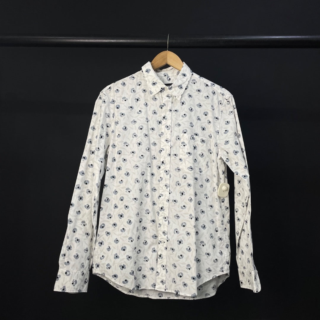 CLUB MONACO Camisa Manga Larga Varios Floral Talle M