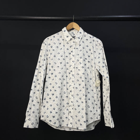 CLUB MONACO Camisa Manga Larga Varios Floral Talle M