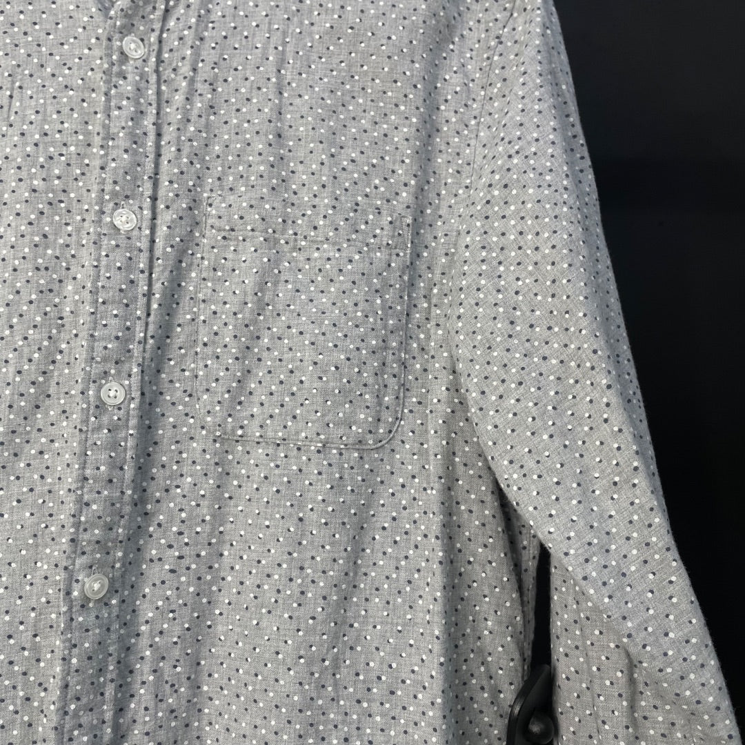 CLUB MONACO Camisa Manga Larga Varios Lunares Talle M