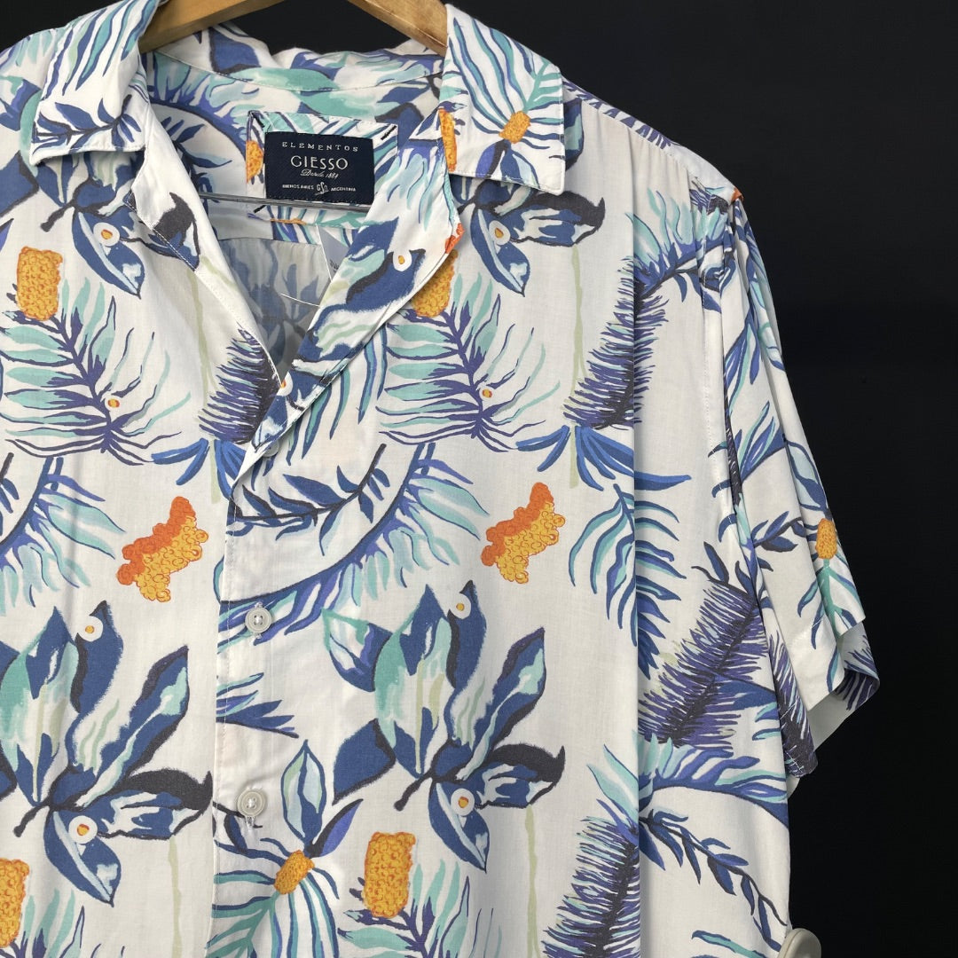 GIESSO Camisa Manga Corta Varios  Estampado Talle M