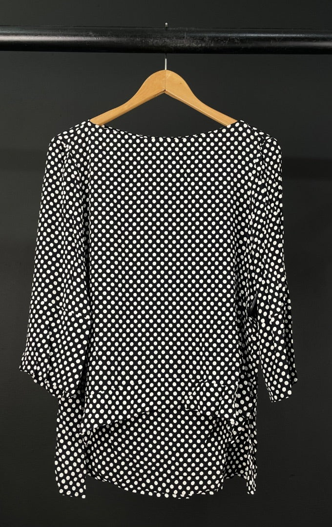 ZARA Blusa Varios Lunares Talle M