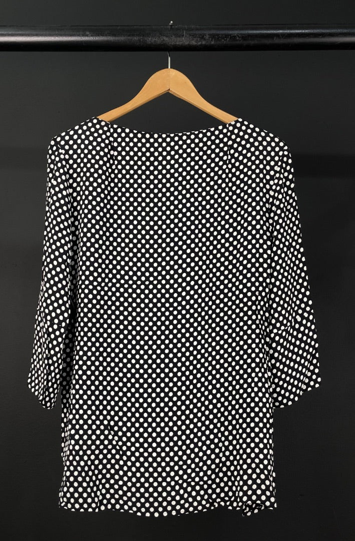 ZARA Blusa Varios Lunares Talle M
