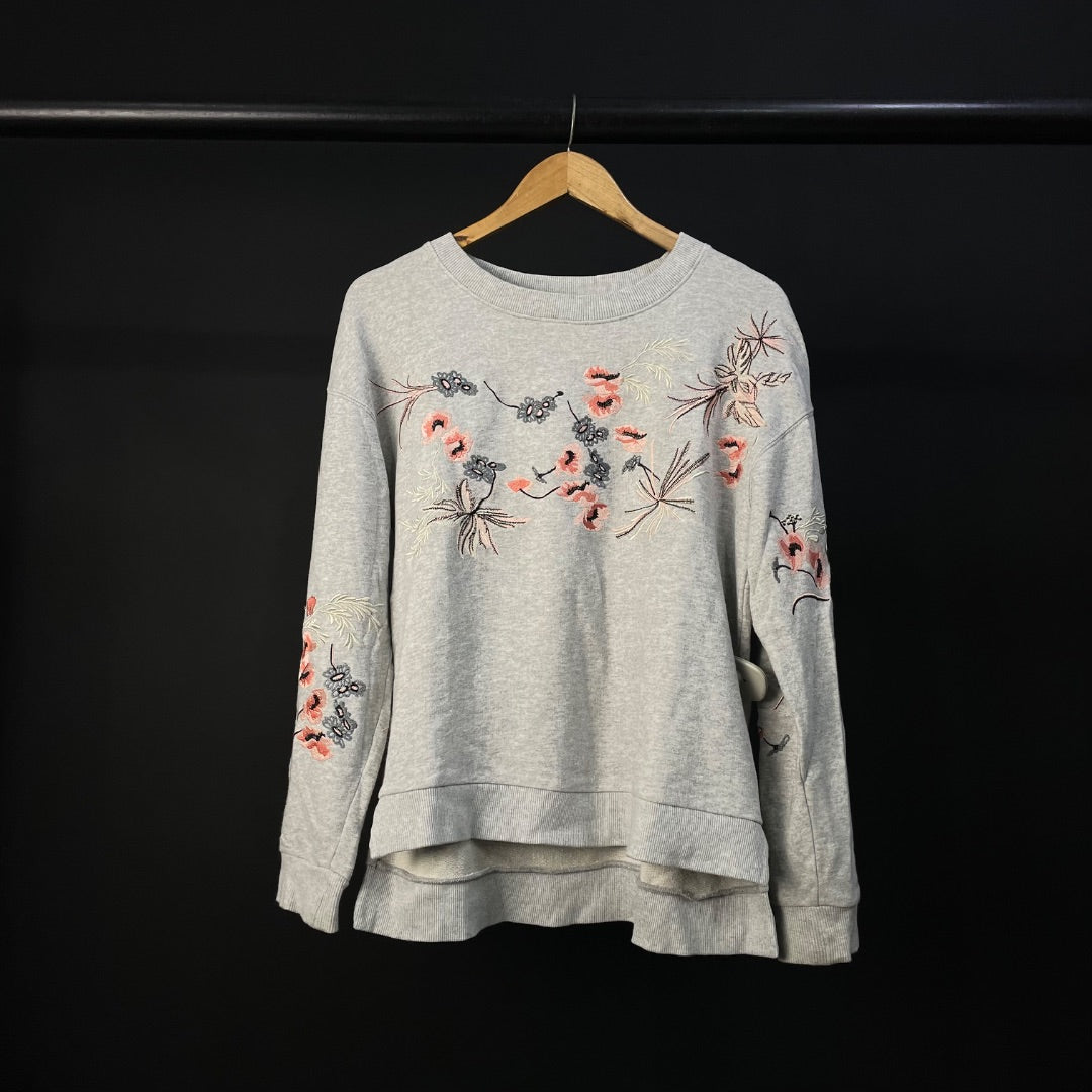 ALL SAINTS Buzo Gris Talle S