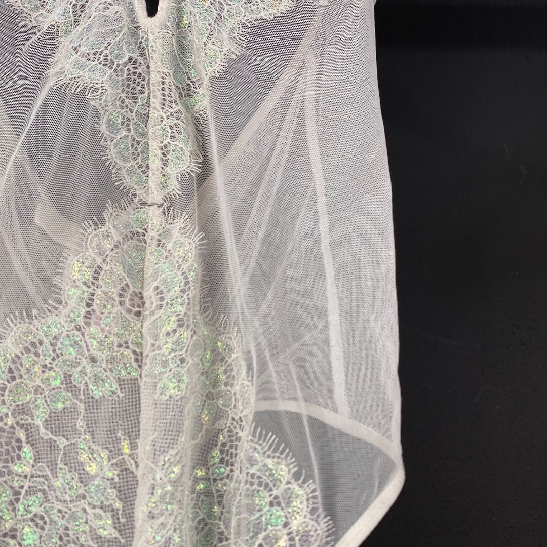 VICTORIA SECRET Body Sin Manga Blanco Talle M