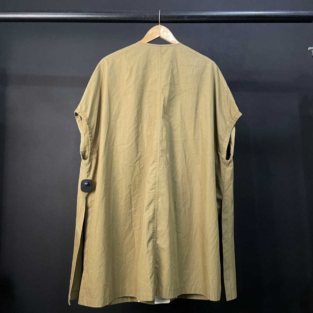 ZARA  Chaleco Largo  Verde  Talle M