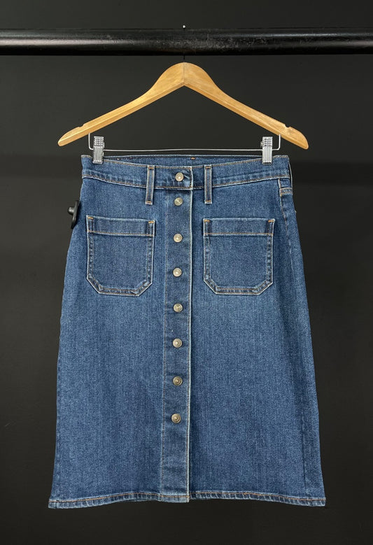 LEVIS Pollera Media Pierna Azul Talle 25