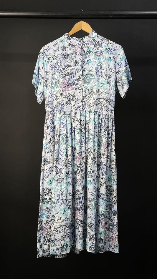 MENAGE A TROIS  Vestido Manga Corta  Varios  Estampado  Talle 40