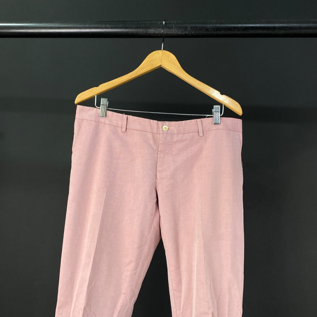 ZARA Pantalon Rosa Talle 44