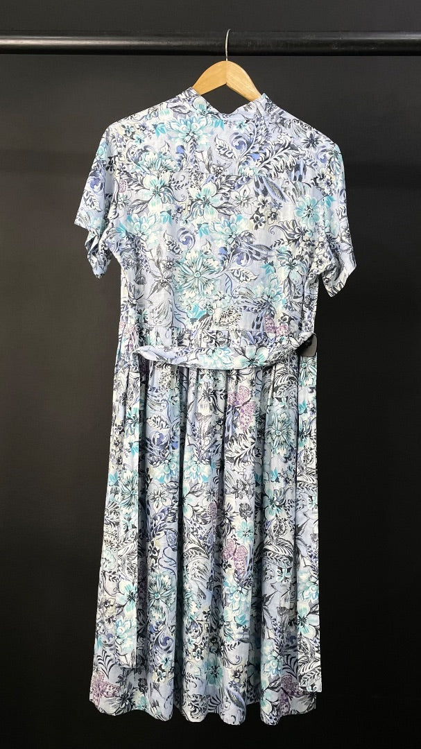 MENAGE A TROIS  Vestido Manga Corta  Varios  Estampado  Talle 40