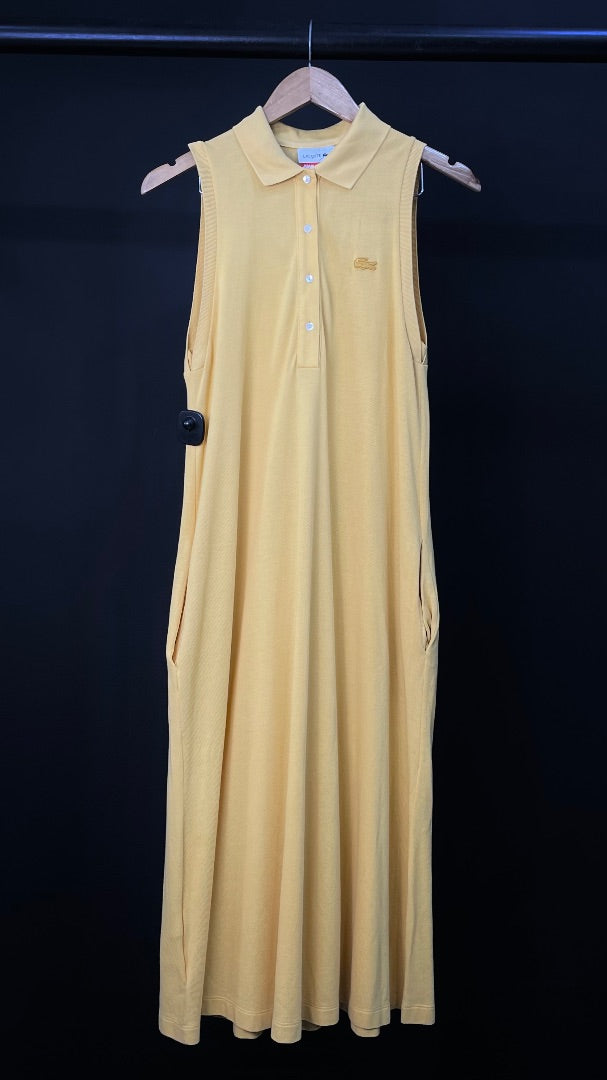 LACOSTE  Vestido  Amarillo  Talle 38