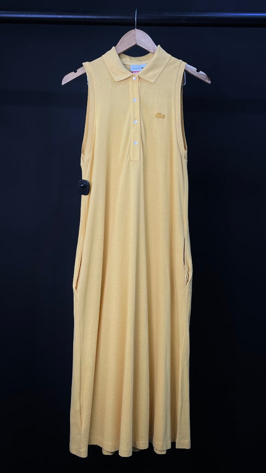 LACOSTE  Vestido  Amarillo  Talle 38