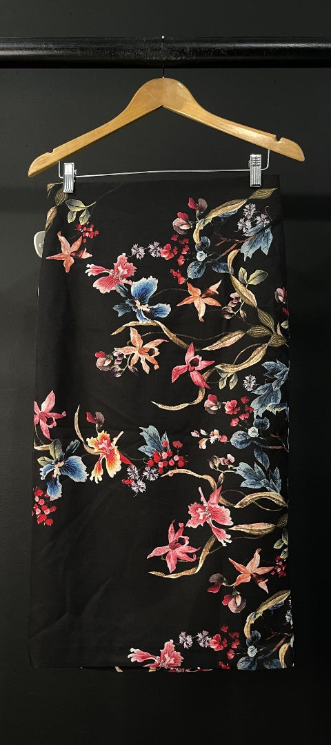ZARA Pollera Larga Varios Floral Talle M