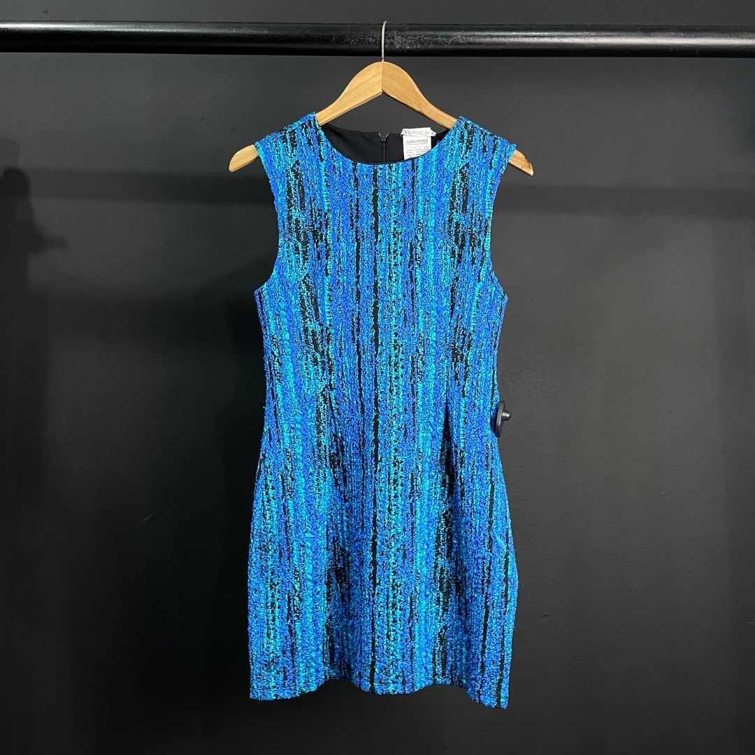 ZARA Vestido Turquesa Talle M