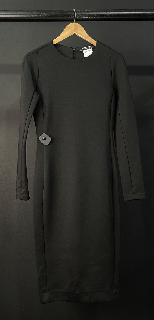 ZARA Vestido Manga Larga Negro Talle L