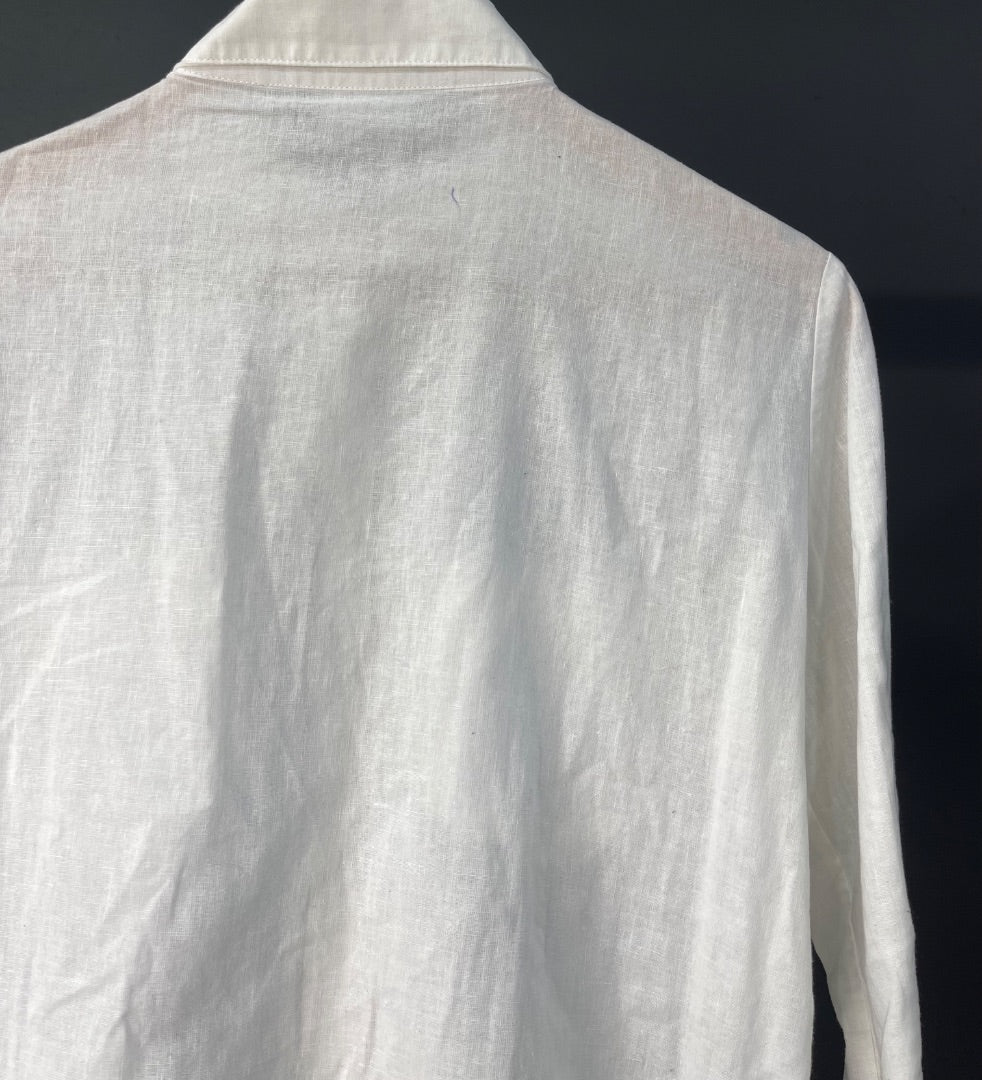 AWADA Camisa Manga Larga Blanco Talle 2