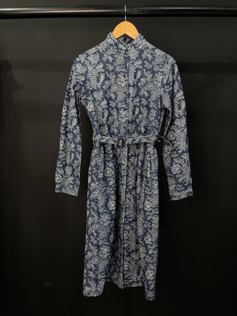 UNIQLO Vestido Manga Larga Varios  Estampado Talle S