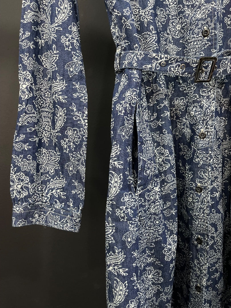 UNIQLO Vestido Manga Larga Varios  Estampado Talle S