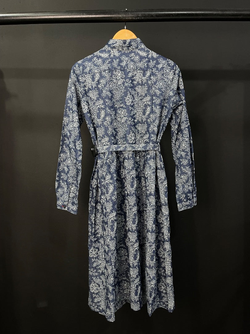 UNIQLO Vestido Manga Larga Varios  Estampado Talle S