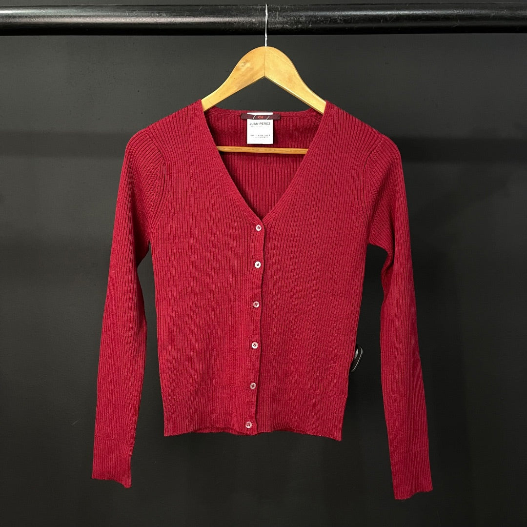 CHOCOLATE Sweater Abierto Bordeaux Talle S