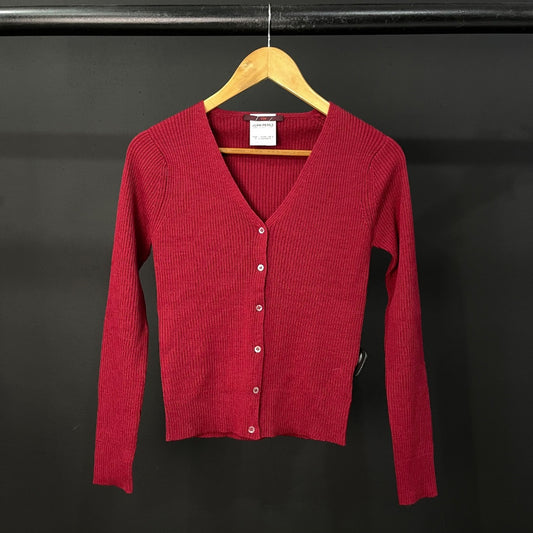 CHOCOLATE Sweater Abierto Bordeaux Talle S