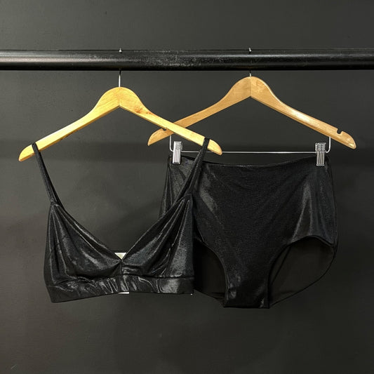 NATALIA ANTOLIN Conjunto X2 Negro Talle M