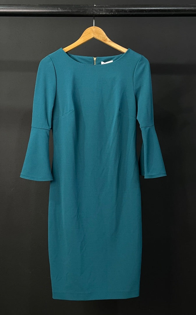 CALVIN KLEIN  Vestido  Verde  Talle 8