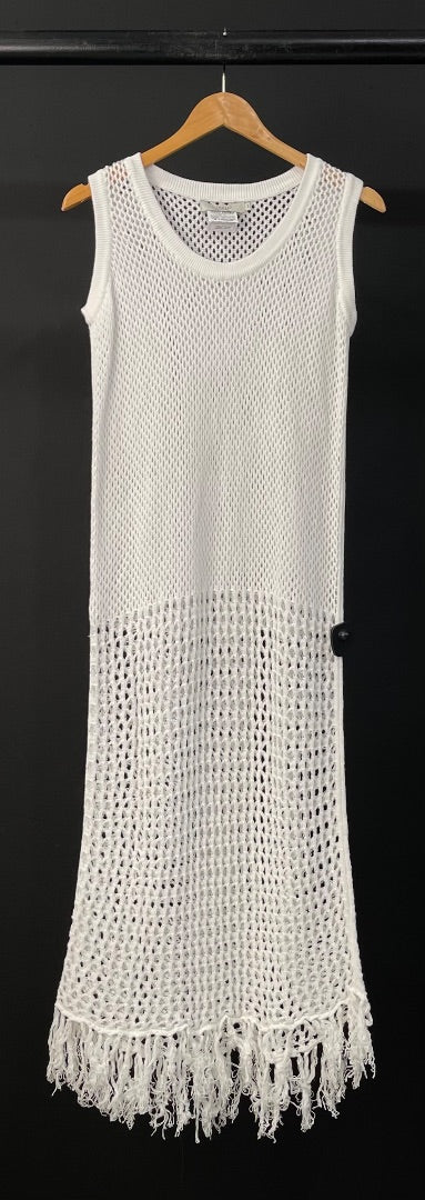 GIESSO Vestido Sin Manga Blanco Talle 2
