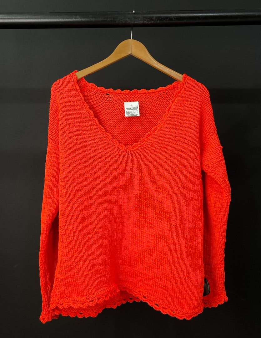 SIN MARCA  Sweater  Naranja  Talle 3