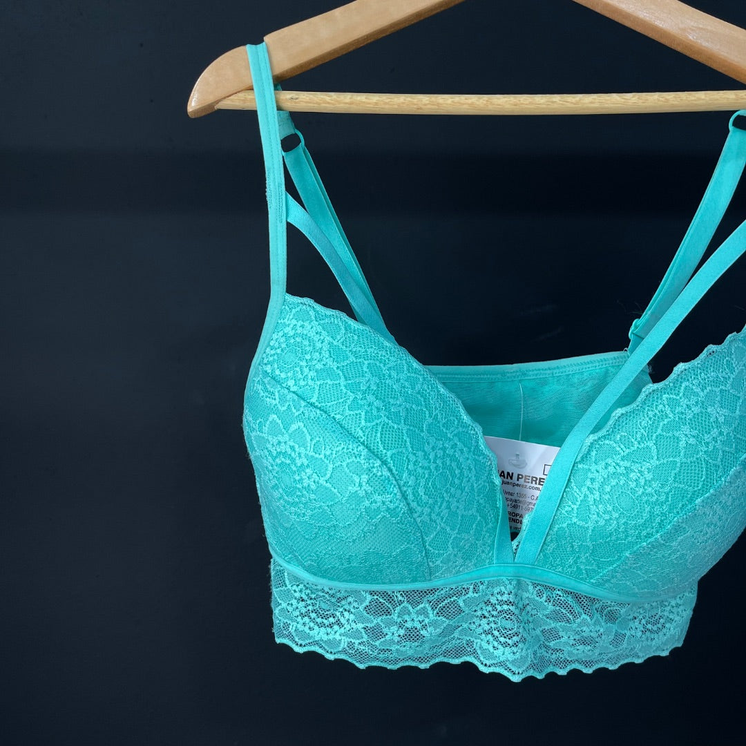 PINK  Corpiño  Verde  Talle S
