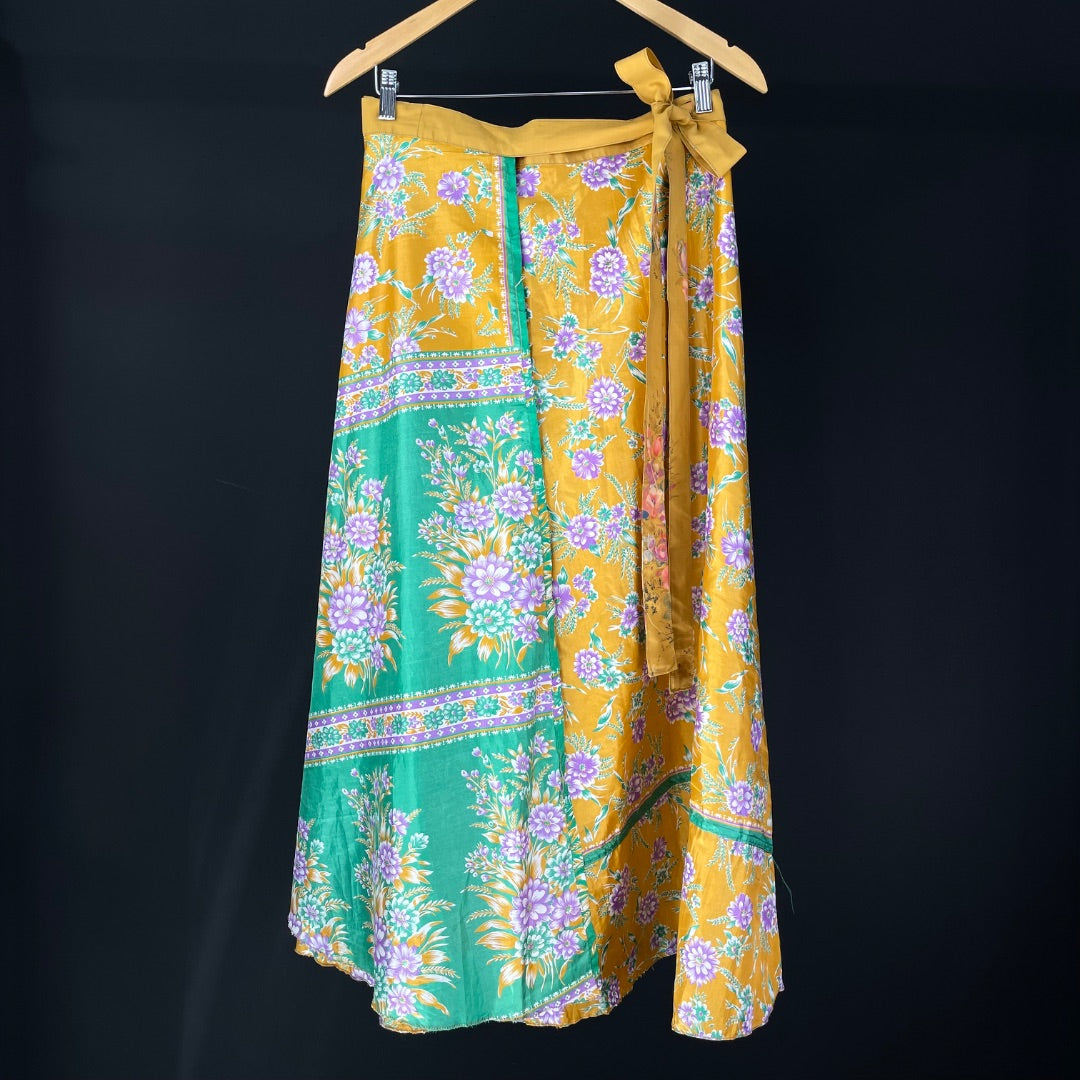 SIN MARCA Pollera Larga Varios Floral Talle Unico