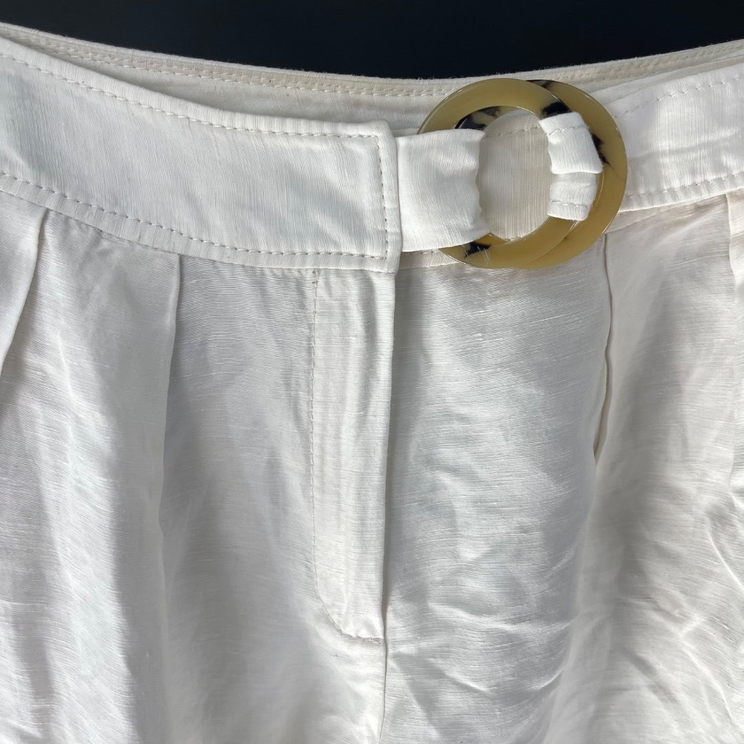 MASSIMO DUTTI Pantalon Blanco Talle 36