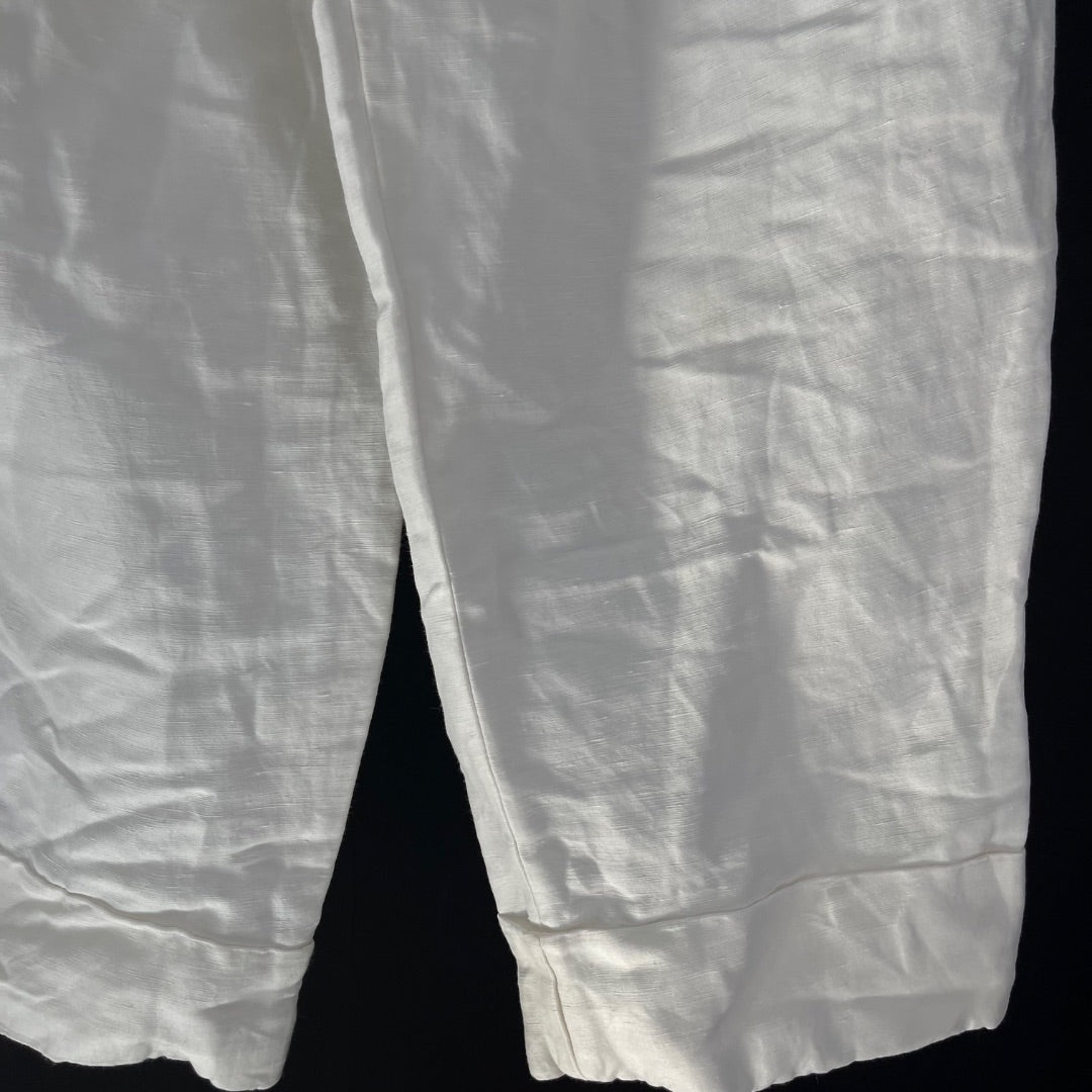 MASSIMO DUTTI Pantalon Blanco Talle 36