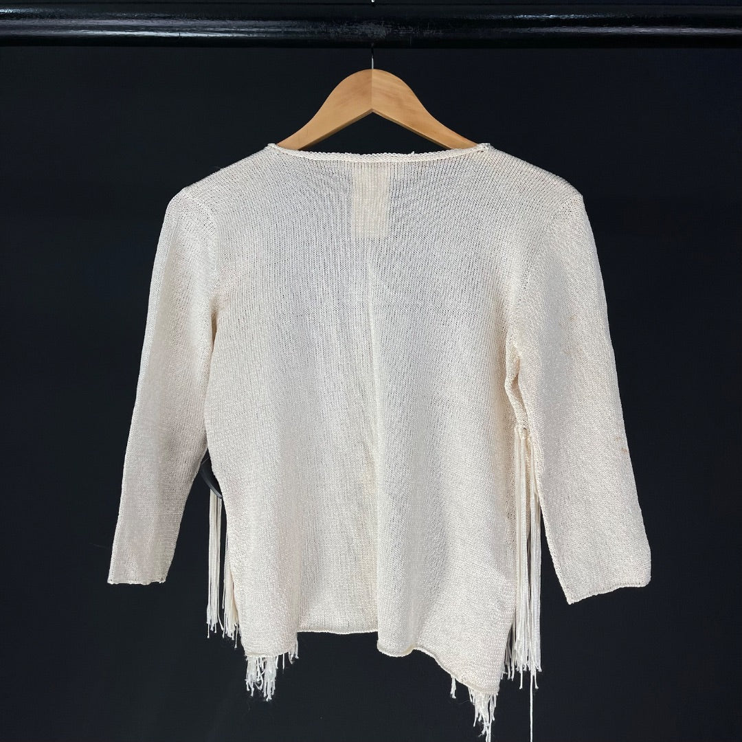 MILANA Sweater Abierto Beige Talle 1
