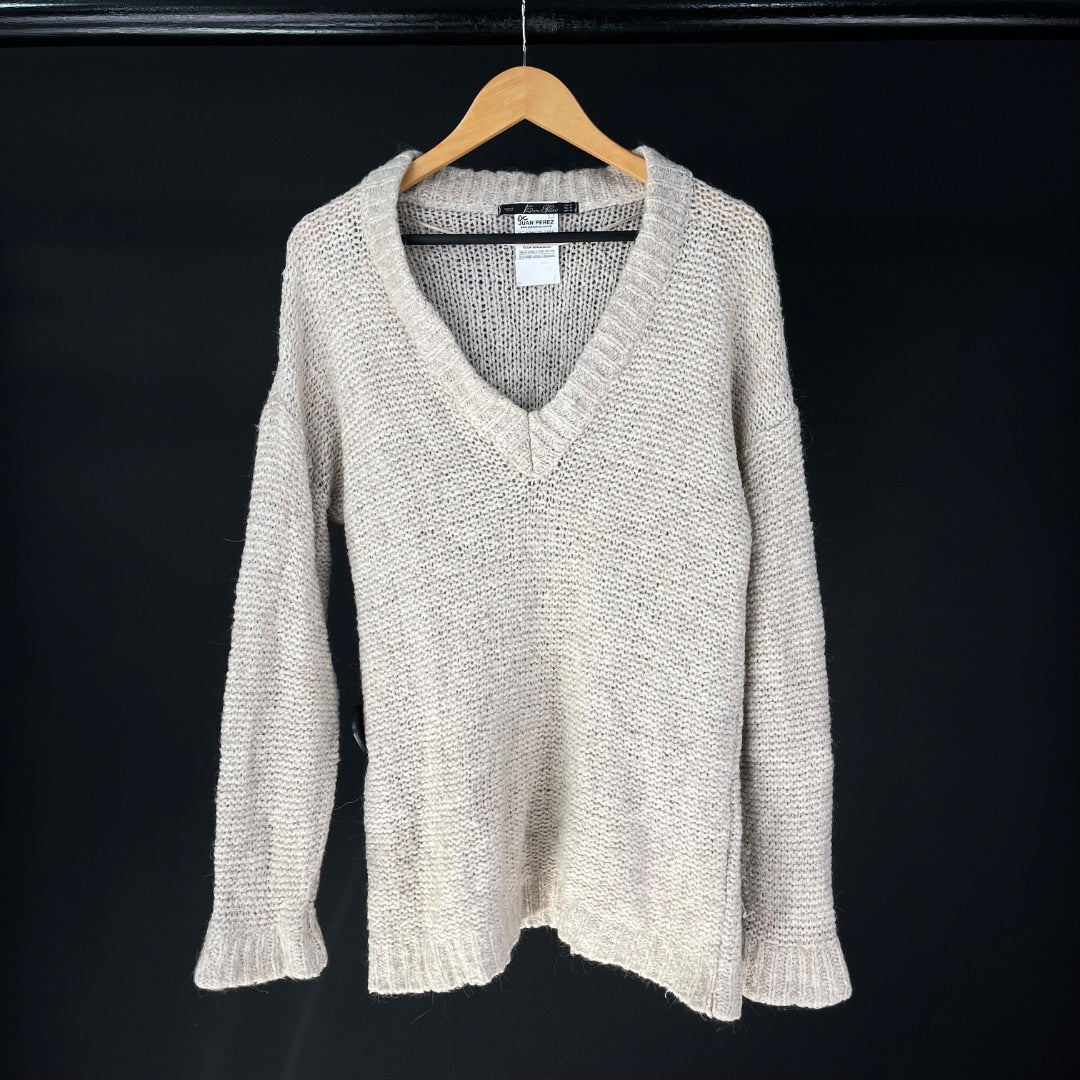 ZARA Sweater Beige Talle M