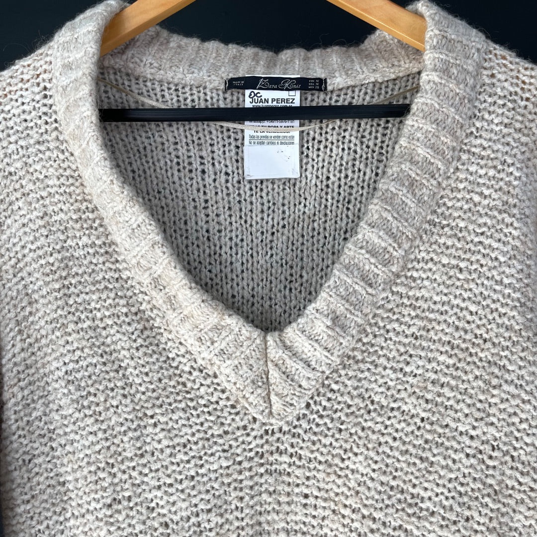 ZARA Sweater Beige Talle M