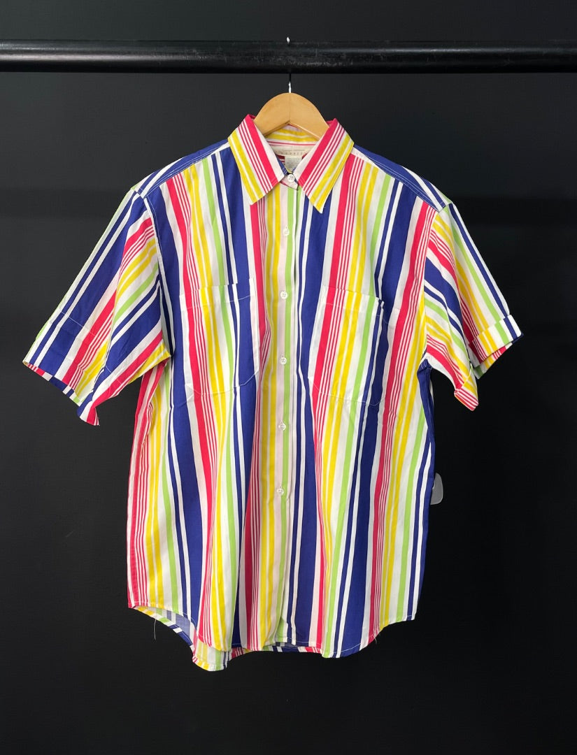 EXPRESS  Camisa Manga Corta  Varios Rayado  Talle S