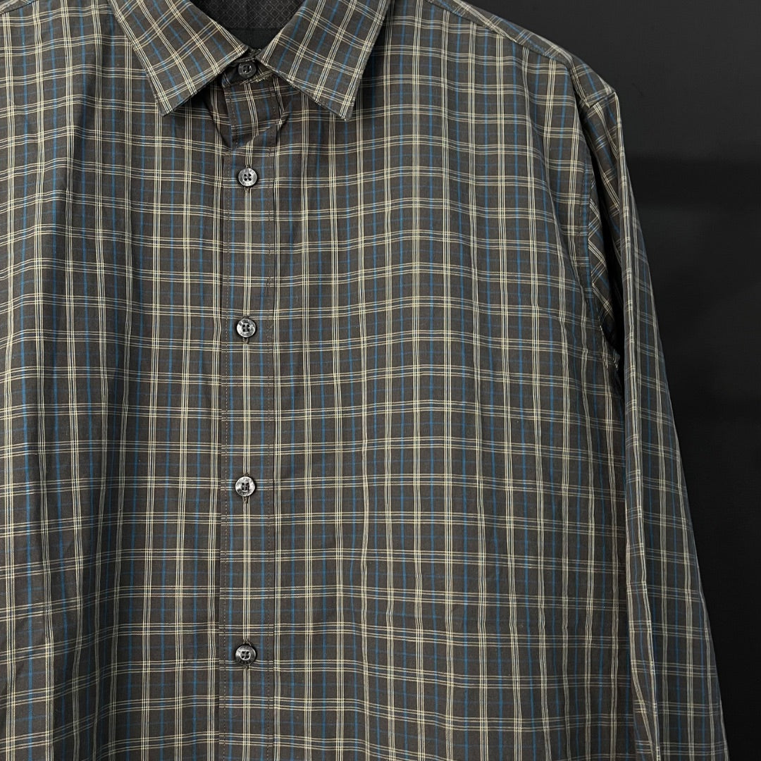 GEOFFREY BEENE Camisa Manga Larga Varios Talle L
