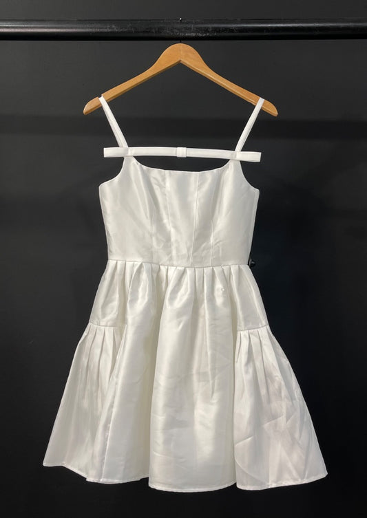 H2B Vestido Sin Manga Blanco Talle M