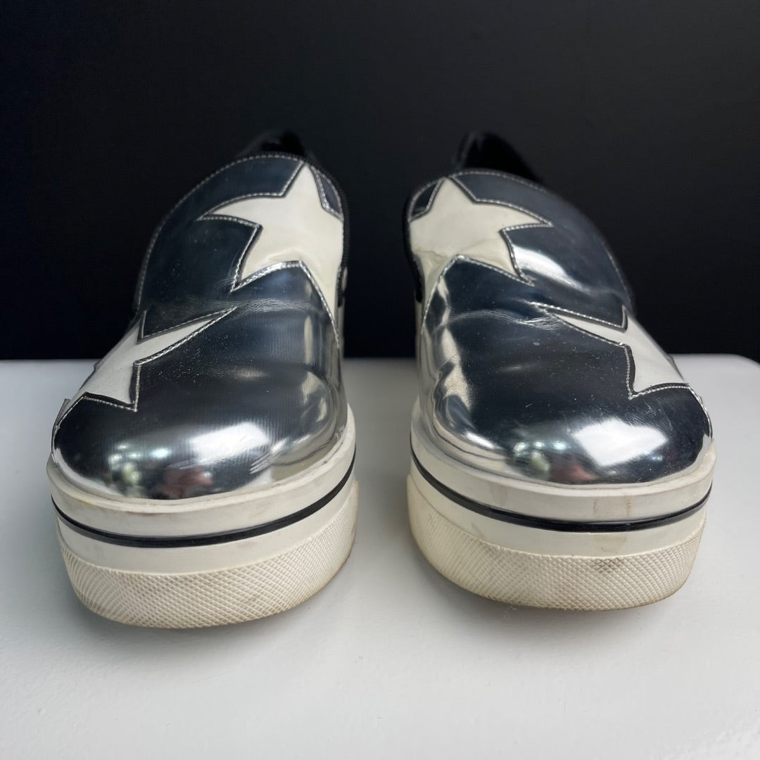STELLA MCCARTNEY Mocasines Plateado Talle 36