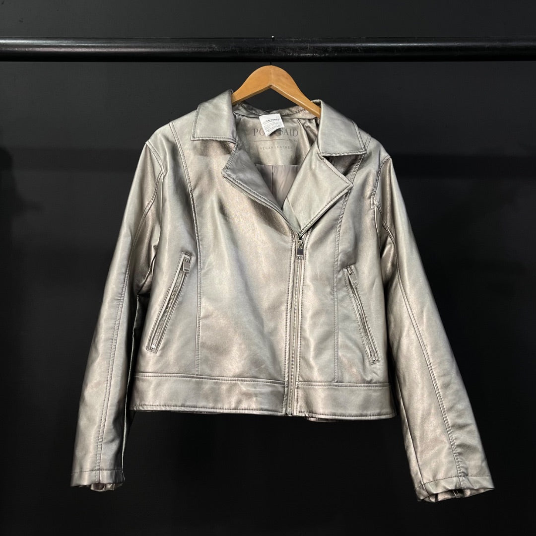 PORTSAID Campera Plateado Talle XL