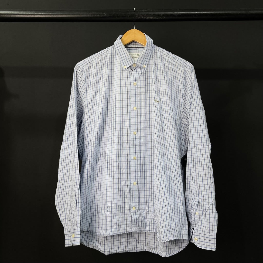 LACOSTE Camisa Manga Larga Varios  Cuadritos Talle 42