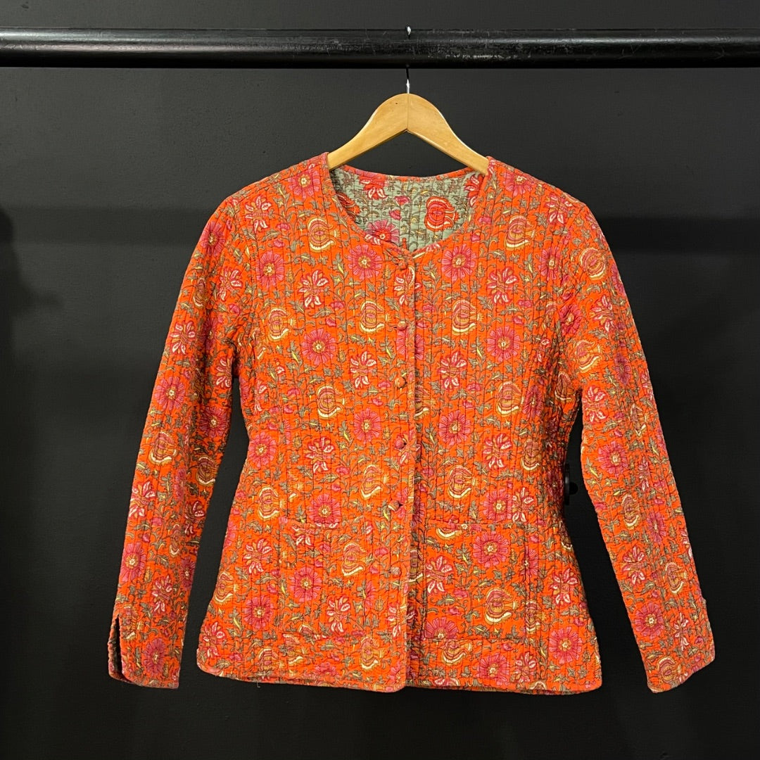 SIN MARCA Saco Varios Floral Talle M