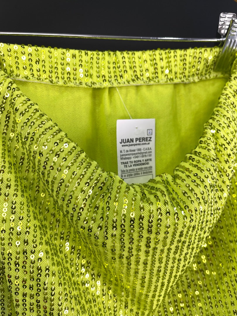 SIN MARCA Conjunto X2 Amarillo Talle 1