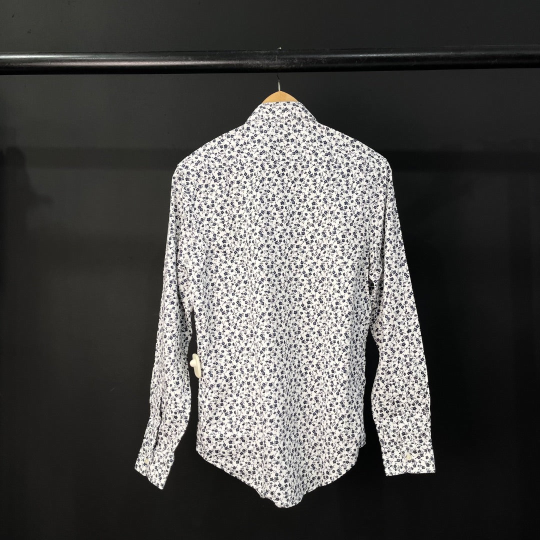 ZARA Camisa Manga Larga Varios Floral Talle M