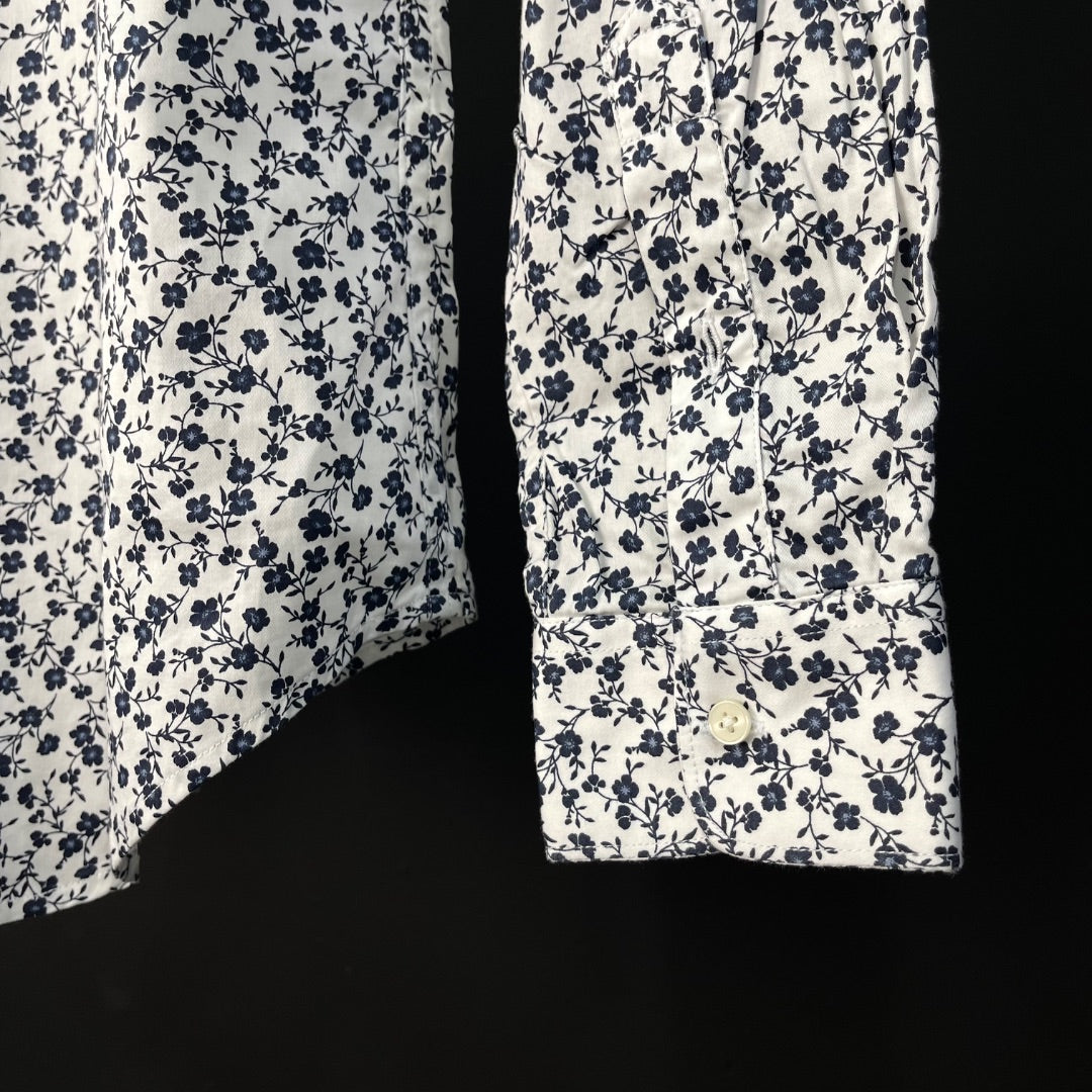 ZARA Camisa Manga Larga Varios Floral Talle M