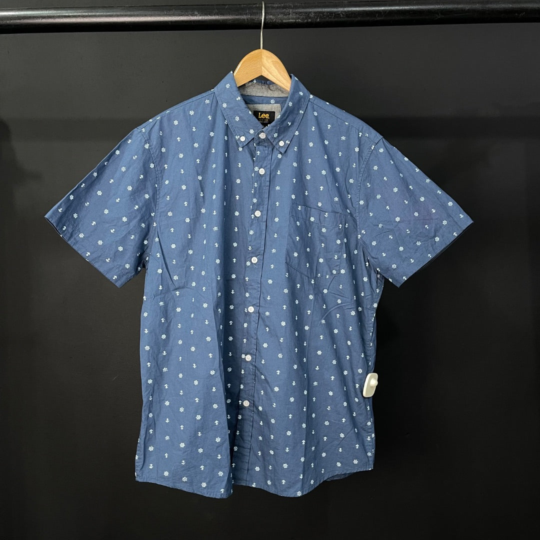 LEE Camisa Manga Corta Varios  Estampado Talle L